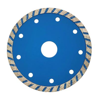 China Cutting granite 4.5 inch 115*H7*1.2*2.2*22.23mm turbo cold pressed diamond saw blade for cutting granite, marble, concrete and brick for sale