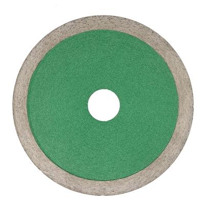 China 5 inch ceramic 125*H10*1.2*1.6*22.23mm Hot-pressed continuous rim diamond saw blade for ceramic, tile, granite, marble, concrete and brick for sale