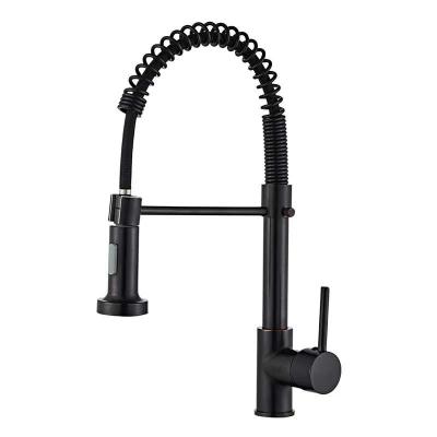 China Pull Out Spray Vintage Taps Mixer Kitchen Brass Faucet with Pull out Filter Sprayer for sale