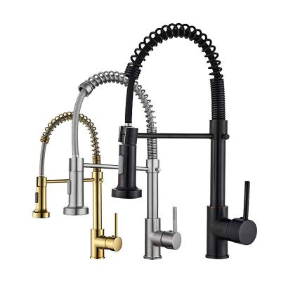 China Brass Sense Faucets and Black Faucets Kitchen and Bathroom Filter Faucet Sink Spring Mixer Tap for sale