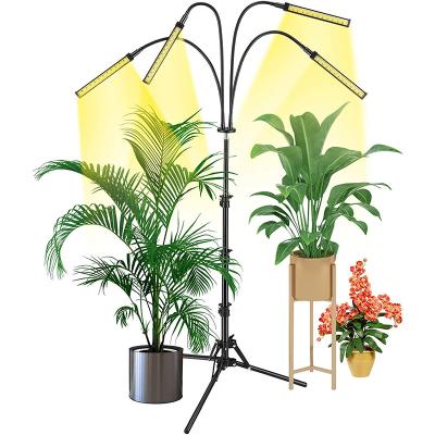 中国 96W 4 ヘッド LED 床ランプ 植物 床ランプ スタンド 制御器 IP44 付き 成長 光 販売のため