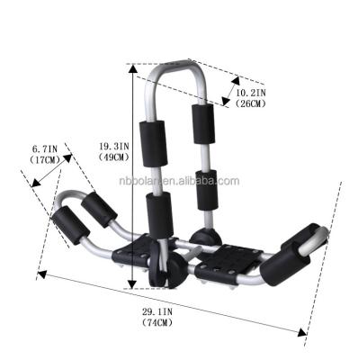 China Yes Universal Soft Car Rack Hardware SUV Kayak Rack Kayak Carrier for sale