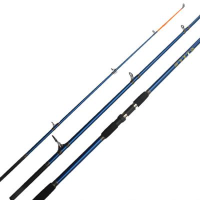 China Customized Flexible 3.9m 4.2m Blue Black Fiberglass Fiberglass Casting Sea Sea Beach Fishing Surf Rods for sale