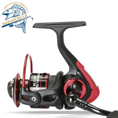 China Hot Sale Metal Handle Waterproof Saltwater Straight Fishing Reel Shallow Spinning Reel for sale