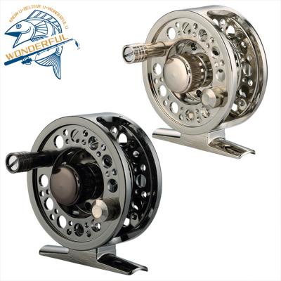 China Hot Sale Super Light Weight Saltwater CNC Waterproof Aluminum Straight All Metal Body Fly Fishing Reel for sale