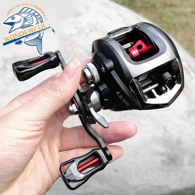 China Waterproof Left Right Light Body Baitcasting Fishing Casting Reel for sale