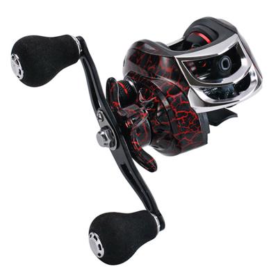 China Straight Baitcasting Handle Reel19 Bearing 7.2:1 Caster Red For Outdoor Remote Possibility for sale