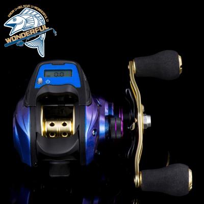 China Sport Fishing 9kg Drag Power Long Line Big Game Fishing Counter Fishing Deep Sea Saltwater Metal Reel Digital Display Casting Electric Reel for sale