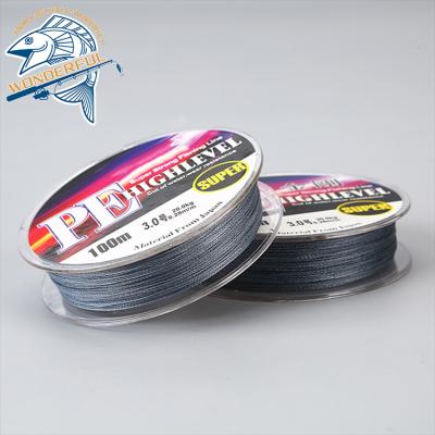 China Hot Selling High Strength 100m Big Set Professional Fishing Soft Pe Strong 8 Strands Braided Fishing Line for sale