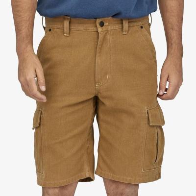 China The men's breathable 12oz. cotton duck canvas cargo work shorts for sale