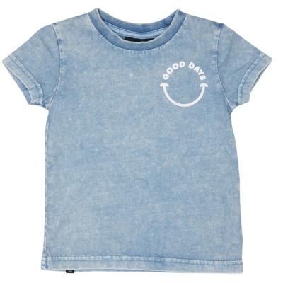 China Baby Kids Clothes Breathable Customized Acid Wash T Shirt for sale