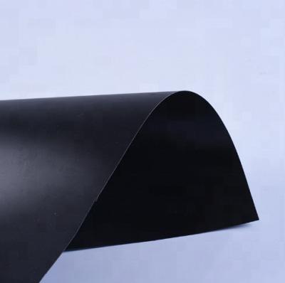 China Rigid Opaque Matte Black PVC 0.4mm PVC Plastic Sheet For Training for sale