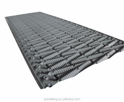 China Factory 750*any Length PVC Cooling Tower Filler/PVC Corrugated Sheet For Cooling Tower Fill for sale