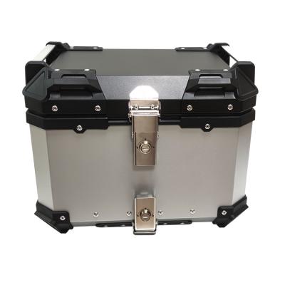 China New 45L Motorcycle Tail Food Delivery Canned Storage Insulated Waterproof Box Insulated Carrier Carrier Motorcycle Aluminum Box for sale