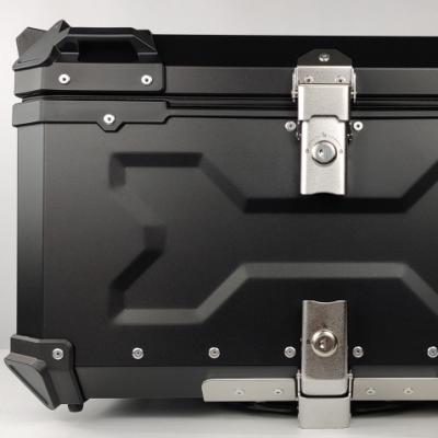 China Top Delivery Aluminum Case Motocycle 65L Scooter Trunk Accessories Motorcycle Tail Boxes Motorcycle Tail Boxes for sale