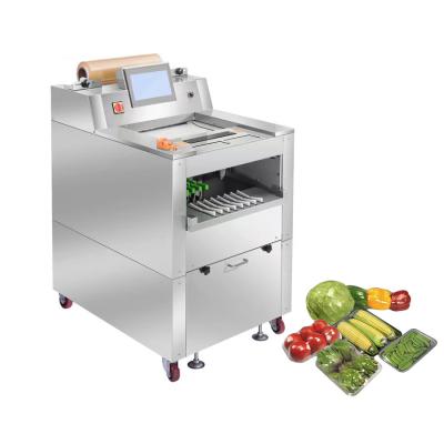 China Food CE certificate fruit and vegetable packaging machine, fresh-keeping film packaging machine for sale