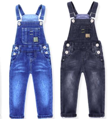 China Breathable Hot sell Boy's Overalls  Full Length  Boys dustrot washing OEM Boy's overalls  denim Pants for sale