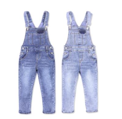 China Breathable Wholesale Boy's overalls  Hot sell Full Length Boy dustrot washing boy's OEM Overalls denim pants for sale