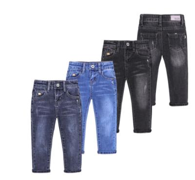 China Breathable Wholesale Boy's  Fashion Jeans Pants High Quality  Denim Straight for Boy Clothing Casual for sale