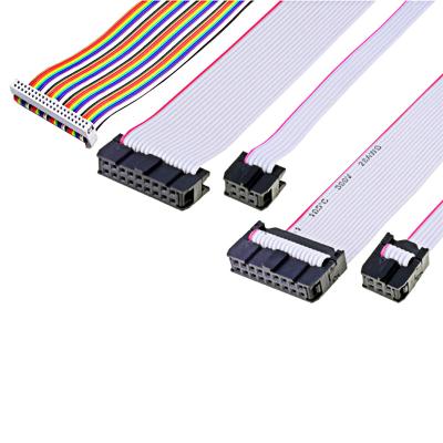 China Electronic OEM ODM Customized IDC Wire Harness Flat Ribbon Cable Assembly for sale