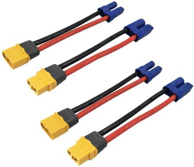 China New Energy EC5 Male Plug to XT60 Female Plug with 12WAG Adapter Cable EC5 to XT60 Battery Harness for sale