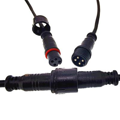 China Smart Electronics ip67 Male And Female Connector M8 Waterproof 4 Core Connector With Wiring Harness for sale