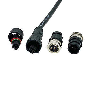 China Outdoor wire connection 8 years factory experience 2pin-5pin cable male and female waterproof IP68 connector for sale