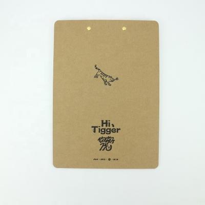 China 100% Good Quality Eco-friendly A4 Size Menu Paper Files Folder Aluminum Alloy Clipboard for sale