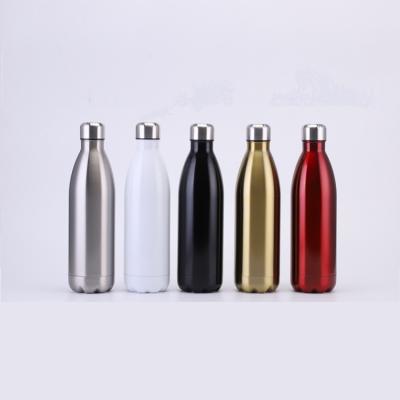 China New Type Stocked 1000ml Wholesale Custom Water Bottle Great Price Cola Shaped Water Bottle for sale