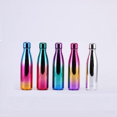 China Top Quality Widely Used Stainless Steel Sports UV Stocked Cola Bottle Shape Thermos for sale