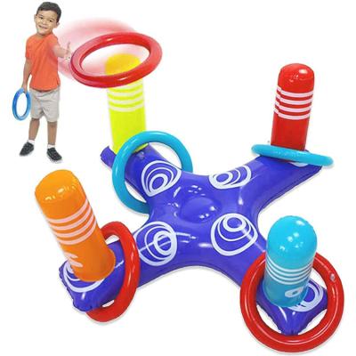 China New Style Sports Ring Inflatable Ring Game Outdoor Funny Throw Toss Big Hoopla Game For Kids Adults for sale