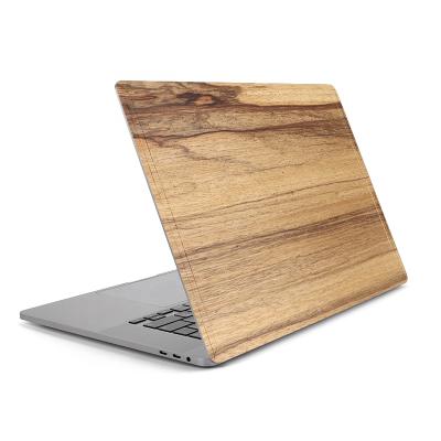 China 2020 High Quality Lightweight Netbook Hard Cover Laptop Skins Real Bamboo Wooden Laptop Case Skin For Macbook for sale