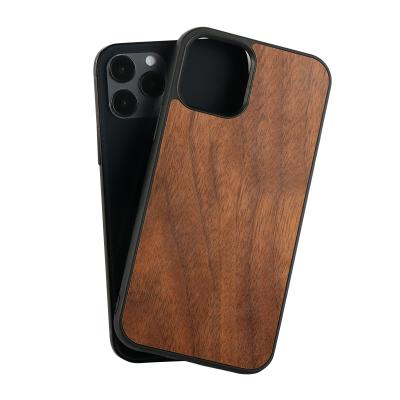 China New Customer Price 2 PCS MOQ 3D Knight Slim Wooden TPU Bumper Phone Case ECO For iPhone 12 Pro MAX For iphone 12 11 5.4/6.1' 6.7' for sale