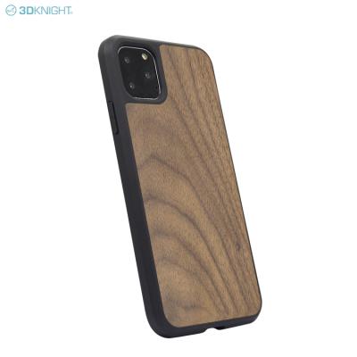 China Eco-friendly Bamboo Solid Case Shock Absorption Handphone Wooden Phone Cover Shell For Iphone Craved Smartphone Tpu for sale