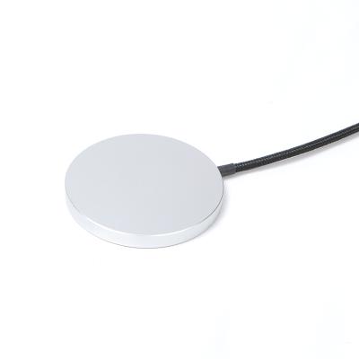 China Free Custom Logo Universal 15W Qi Mobile Phone Magnetic Fast Charging Magnetic Wireless Charger For iPhone 12 Pad Mobile Phone for sale