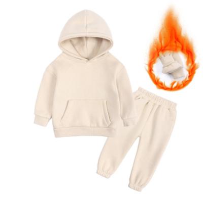 China 2022 Wholesale Jogger Jogger Kids Jogger Tracksuit Pants Solid Color Cotton Sweatsuit Hoodie Sweatshirt Casual Unisex Set 2 Pieces for sale