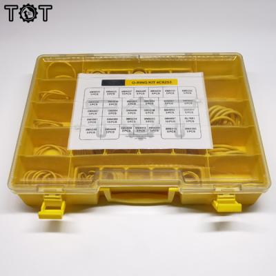 China High Efficiency CAT NBR O Ring 4C8253 Seal Kit Box Yellow Silicone O RING KIT for sale