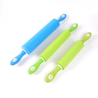 China Sustainable New Design Kitchen Tool Cooking Baking Pastry Silicone Pins PP Handles for sale