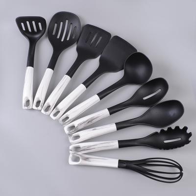 China Sustainable 9 Pieces Heat Resistant Non-Stick Kitchen Tools Kitchenware Set Kitchen Utensils Nylon Kitchen Instrument Sets for sale