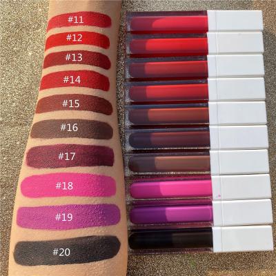 China New design sunscreen lip gloss private label shimmer lip gloss liquid matte lipstick with high quality for sale