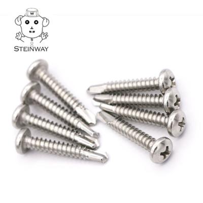 China China Manufacturer Pan Head Phillips Stainless Steel A2 A4 Self Tapping Drilling Screws for sale