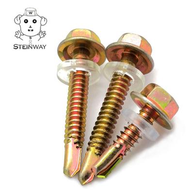 China Pan Fasteners Screws Stainless Carbon Steel Phillips Modified Sheet Metal Hex Truss Self Drill Head Screw for sale