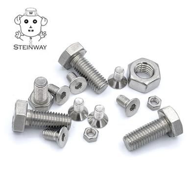 China Industry Wholesale Price Assortment Stainless Steel Hex Head Kit Bolt and Nut for sale