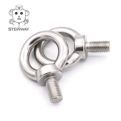 China Industry 316 Decorative Screw Eye Round Ring Red Open Loop Lag OEM Manufacturing Lifter Investment Casting Screw Hook Galvanized for sale