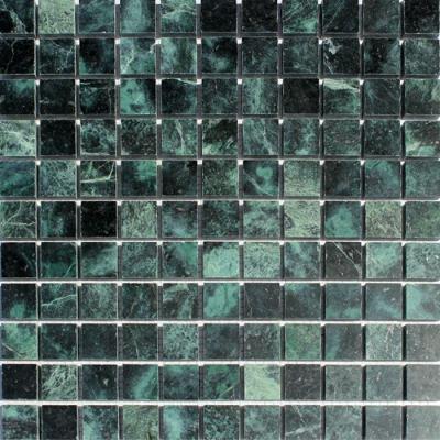 China Natural Stone Green Marble tile Square Indian Green Marble Natural Stone Polished Floor and Wall Tile Mosaics for sale