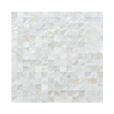 China Parquet Mother of Pearl Sheets Peel and Stick Seamless Seashell Bedroom and Bathroom Mother of Pearl Wall Tile Mosaic Tiles for sale