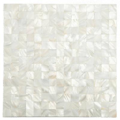 China Parquet Shell Mosaic Seamless Seashell Bedroom and Bathroom Mother of Pearl Wall Tile Mosaic Tiles for sale