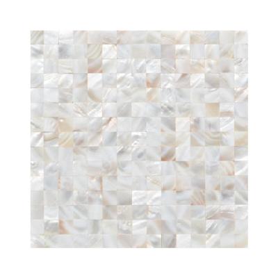 China Parquet Mosaic Shell Seamless Seashell Bedroom and Bathroom Mother of Pearl Wall Tile Mosaic Tiles for sale