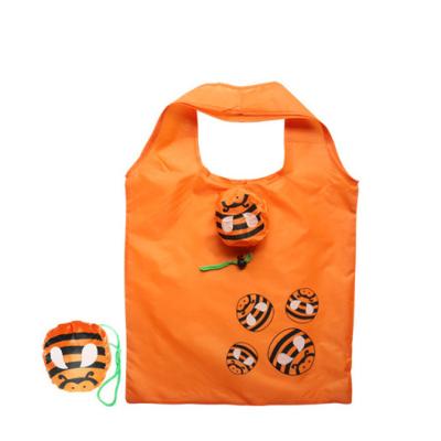 China Polyester Collapsible Collapsible Folding Customer Shopping Bag Shopping for sale