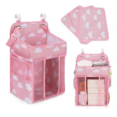 China Crib Hanging Storage Organizer Crib Hanging Storage Organizer Baby Newborn Bed Crib Organizer For Baby Mommy Bag Baby Bags For Mom en venta